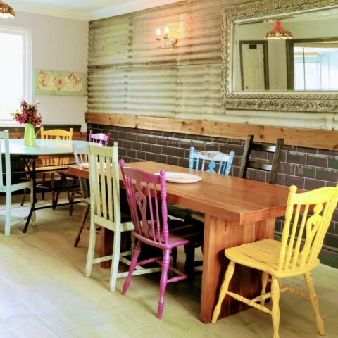 Hill top cafe sitting