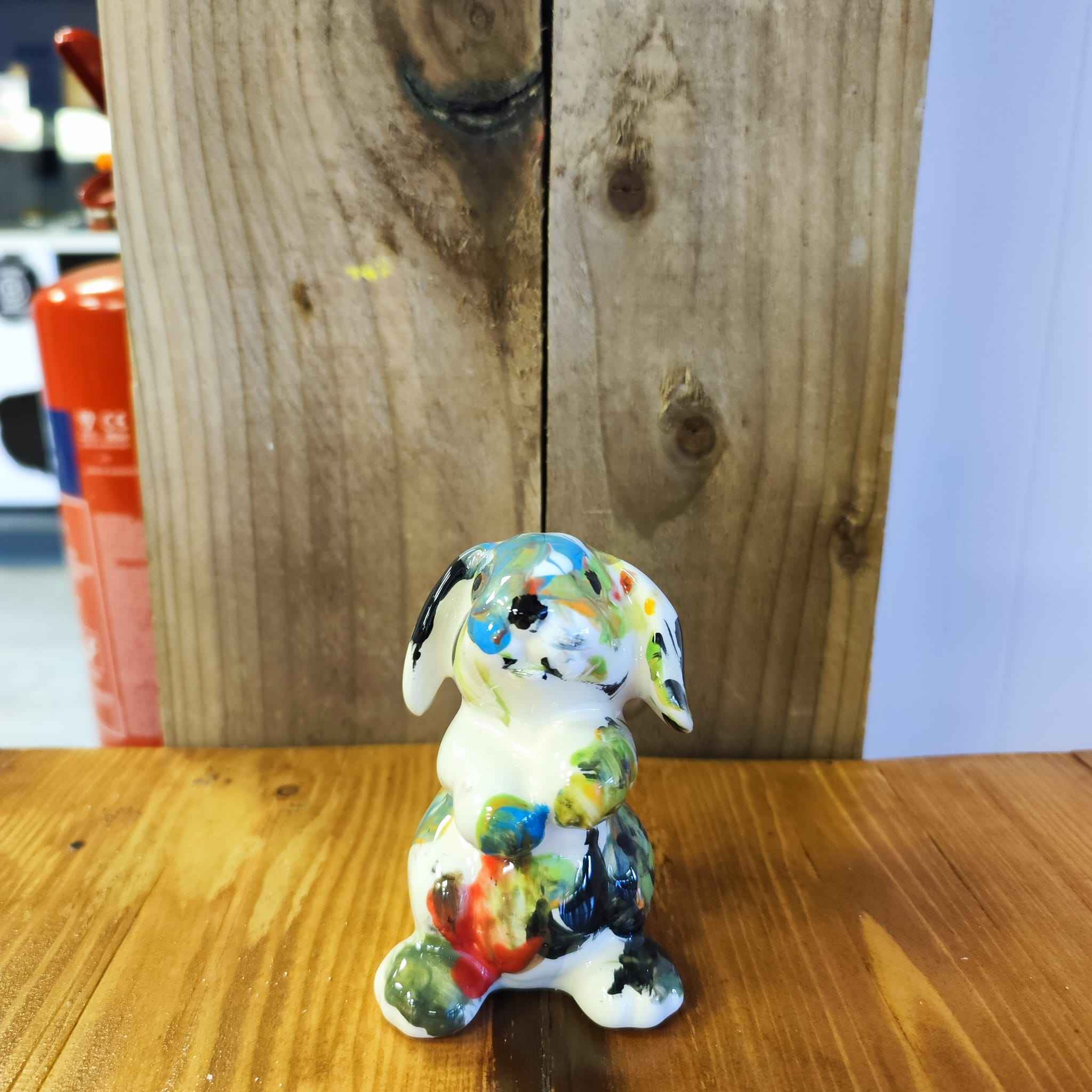 pottery painting of Dog